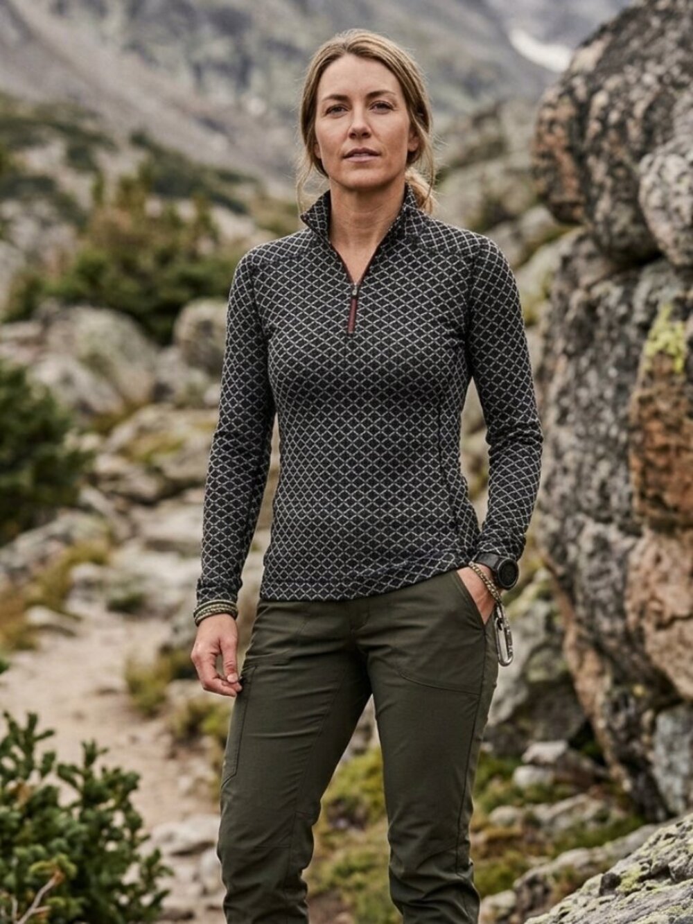 Smartwool Merino Wool 1/4-zip Base Layer Pullover Sweater